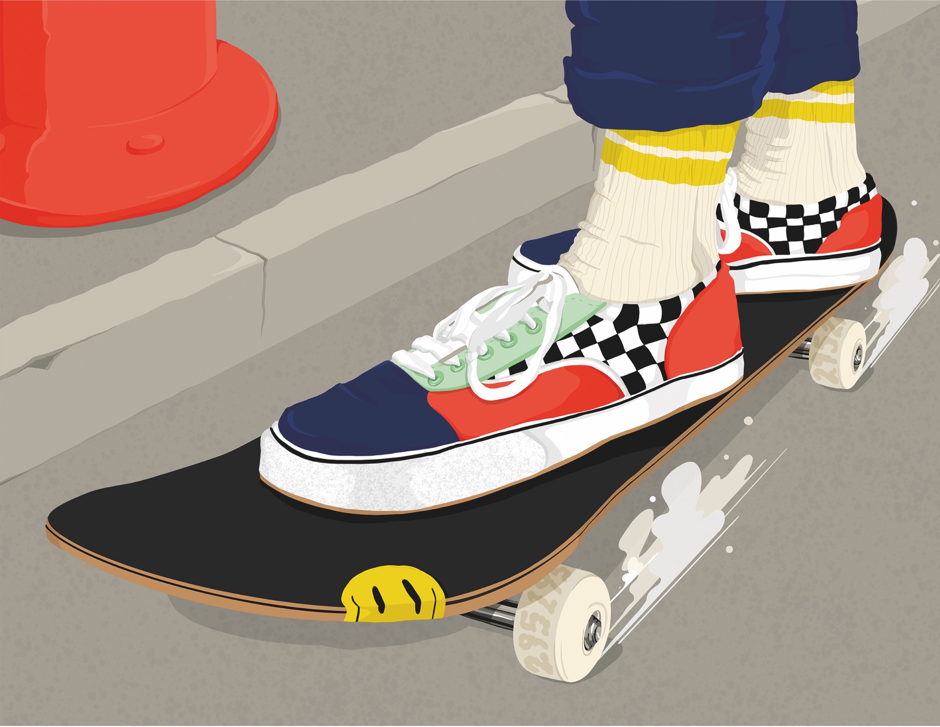 skating illustration