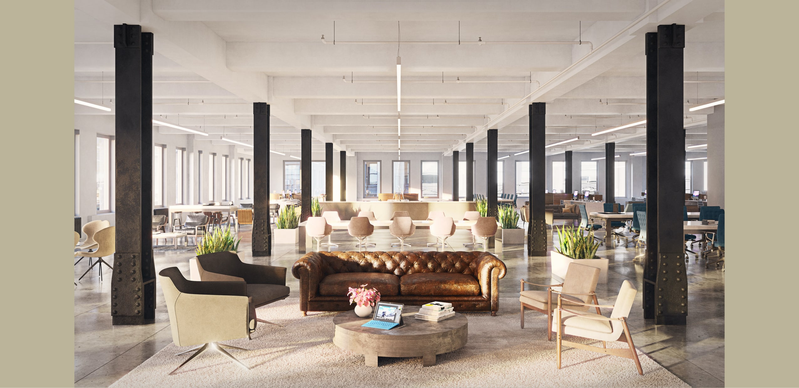 office space interior view